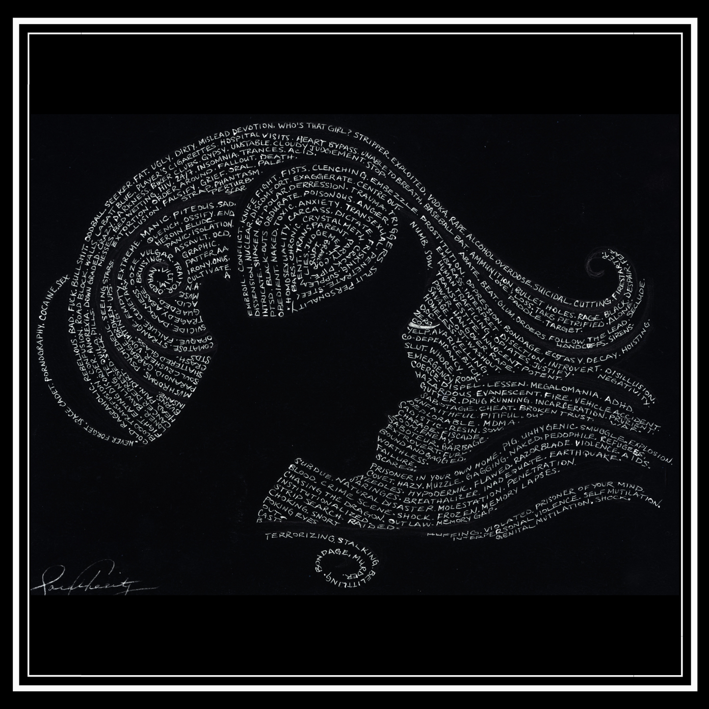 Furious Angel Fine Art Plexi Mount Tile